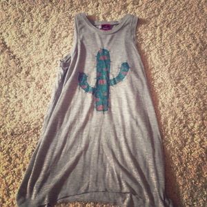 Cactus loose Muscle Tank